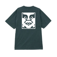 Obey Bold Icon Face S/S Tee - Rain Forest