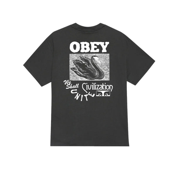 Obey Civilization S/S Tee - Vintage Black