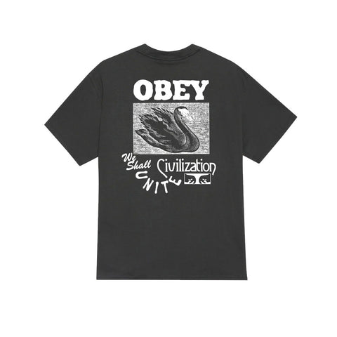 Obey Civilization S/S Tee - Vintage Black