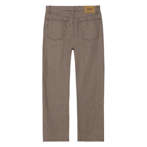 Obey Classic Baggy Plaid Denim - After Dark Multi