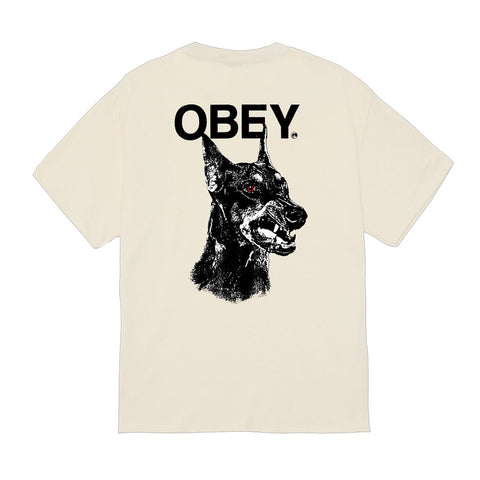 Obey Doberman S/S Tee - Cream
