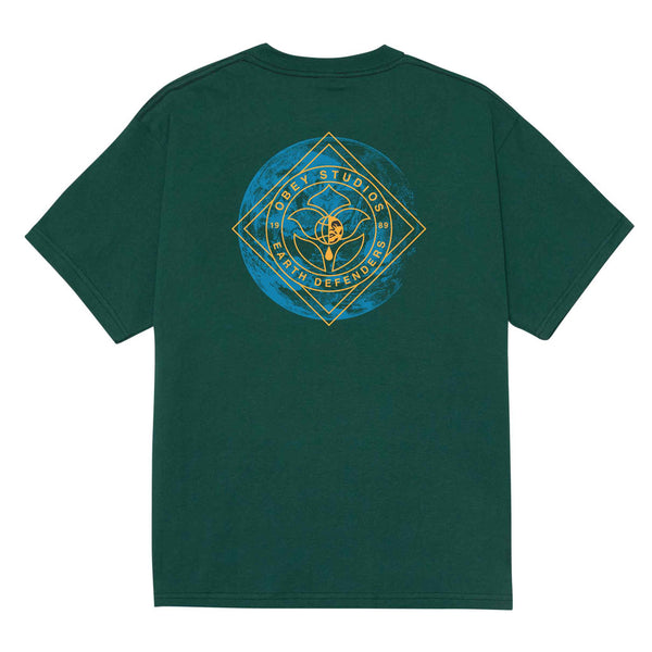 Obey Earth Defenders S/S Tee - Rain Forest