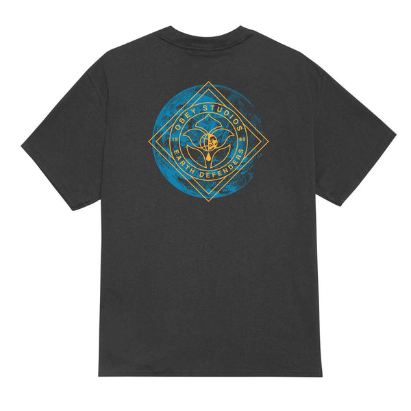 Obey Earth Defenders S/S Tee - Vintage Black