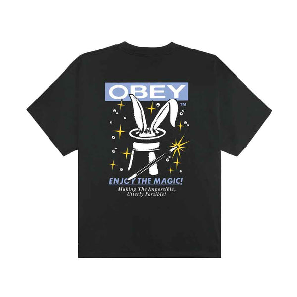 Obey Enjoy the Magic S/S Tee - Vintage Black