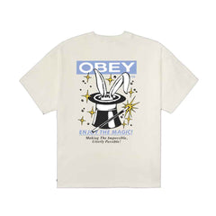 Obey Enjoy the Magic S/S Tee - Vintage White