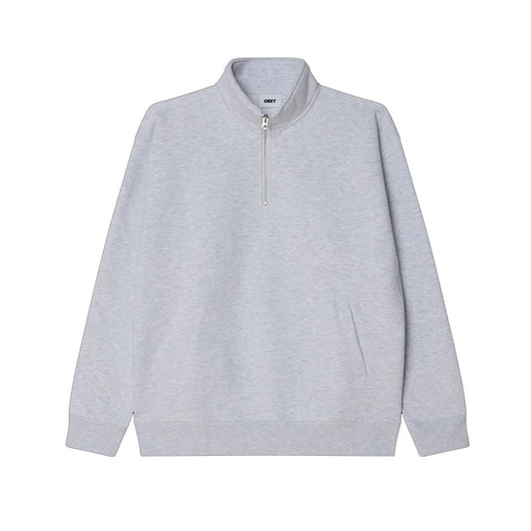 Obey Established Works Bold Mockneck - Ash Grey
