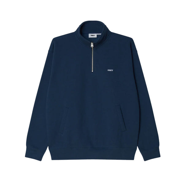Obey Established Works Bold Mockneck - Dark Denim