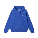 Obey Established Works Bold Zip Hoodie - Electric Indigo
