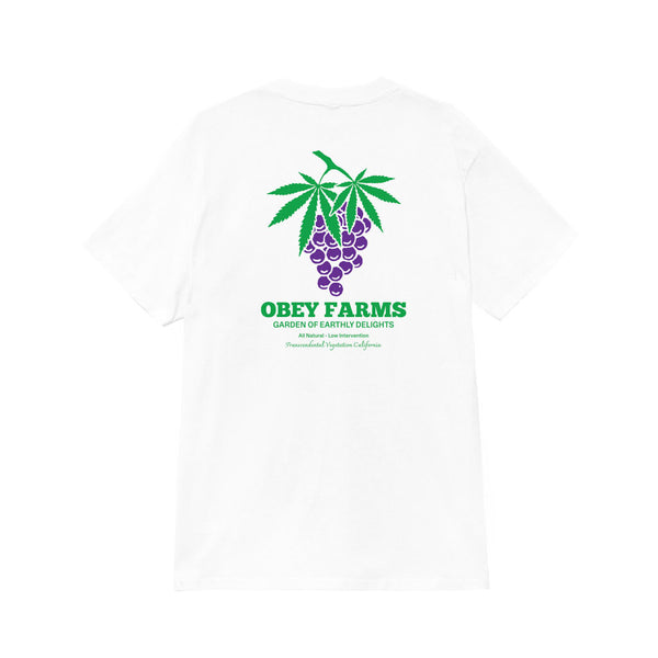 Obey Farms S/S Tee - White
