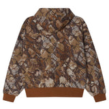 Obey Glen Zip Up Jacket - Fence Camo Back
