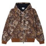 Obey Glen Zip Up Jacket - Fence Camo