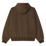 Obey Glen Zip Up Jacket - Wren Fade Wash Back