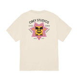 Obey Global Visual S/S Tee - Cream 