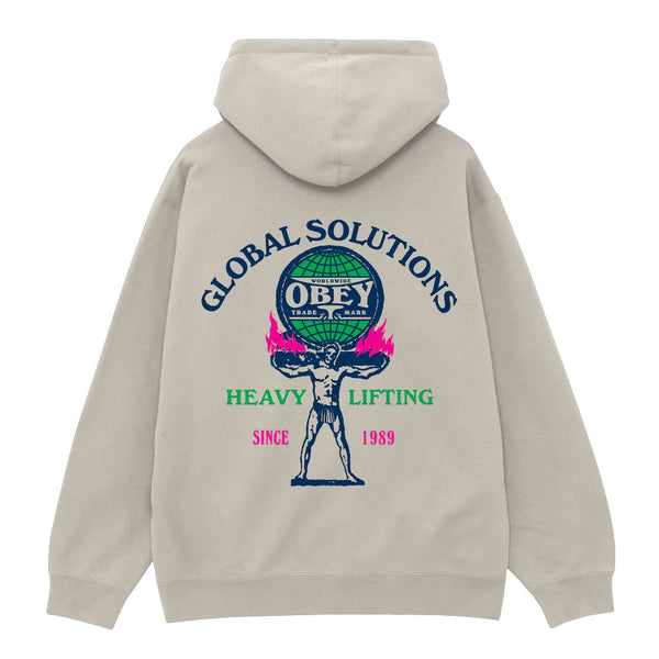 Obey Heavy Lifting P/O Hoodie - Black