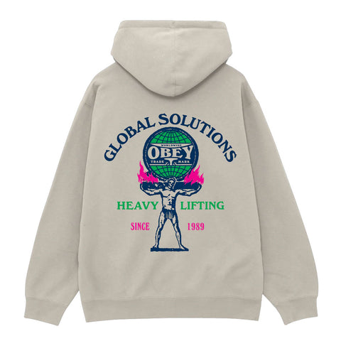 Obey Heavy Lifting P/O Hoodie - Black