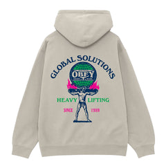 Obey Heavy Lifting P/O Hoodie - Black