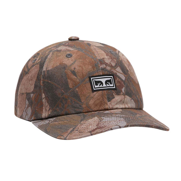 Obey Icon Eyes Pigment 6 Panel Velcro - Fence Camo