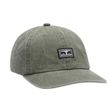 Obey Icon Eyes Pigment 6 Panel Velcro - Pigment Green