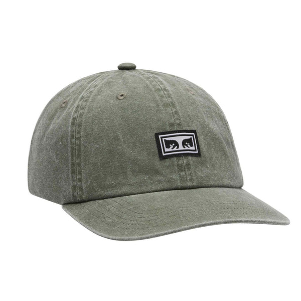 Obey Icon Eyes Pigment 6 Panel Velcro - Pigment Green