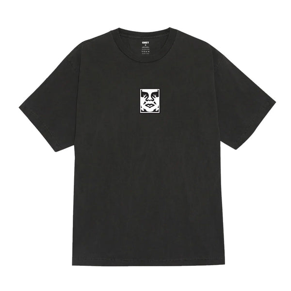 Obey Icon Face S/S Tee - Dusty Black