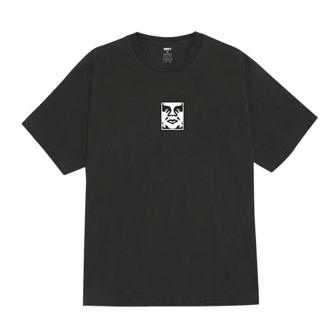 Obey Icon Face S/S Tee - Dusty Black