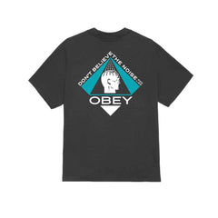 Obey Icon Pyramid S/S Tee - Vintage Black