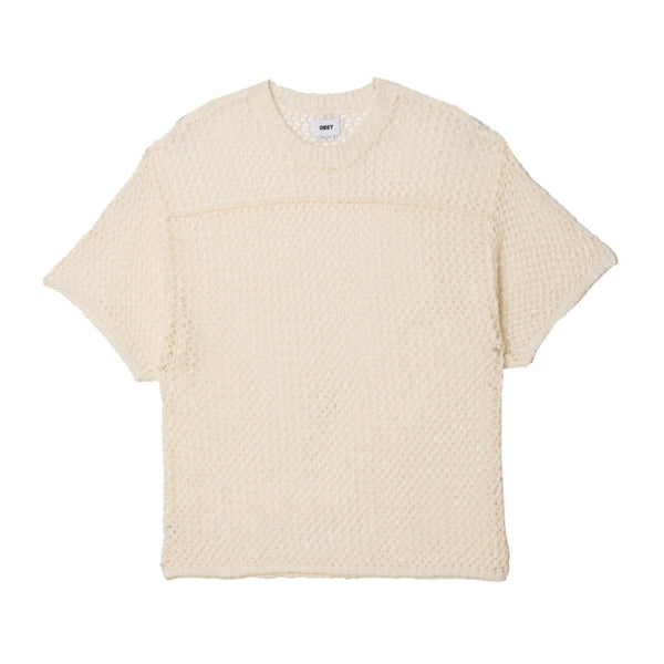 Obey Larry Football Sweater - Natural