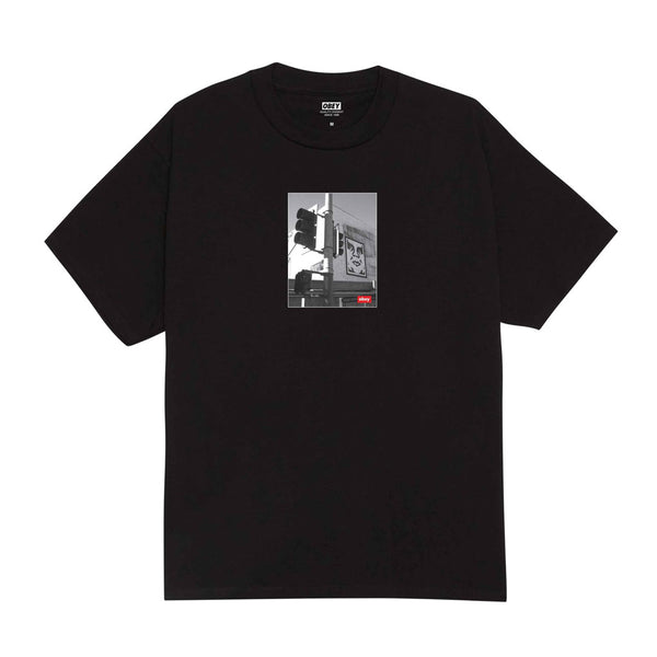 Obey Los Angeles Photo S/S Tee - Black