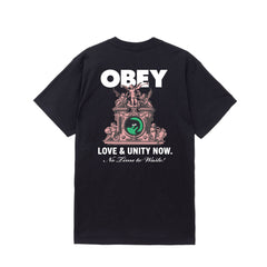 Obey Love & Unity Now S/S Tee - Black