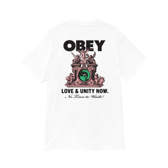 Obey Love & Unity Now S/S Tee - White