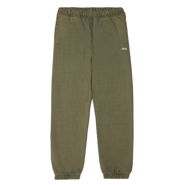 Obey Lowercase Pigment Sweatpant - Deep Lichen