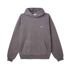 Obey Lowercase Pigment Hood - Digital Black
