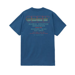 Obey Measure Twice S/S Tee - Harbor Blue