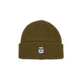 Obey Mid Icon Patch Cuff Beanie - Dull Army