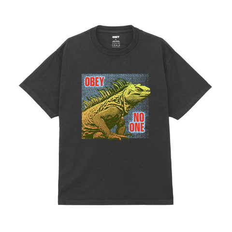 Obey No One Reptile S/S Tee - Pigment Black