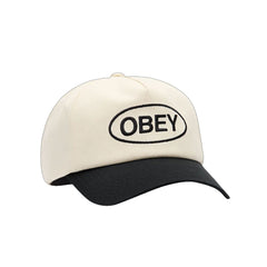 Obey Oval 5 Panel Strapback - Unbleach Multi
