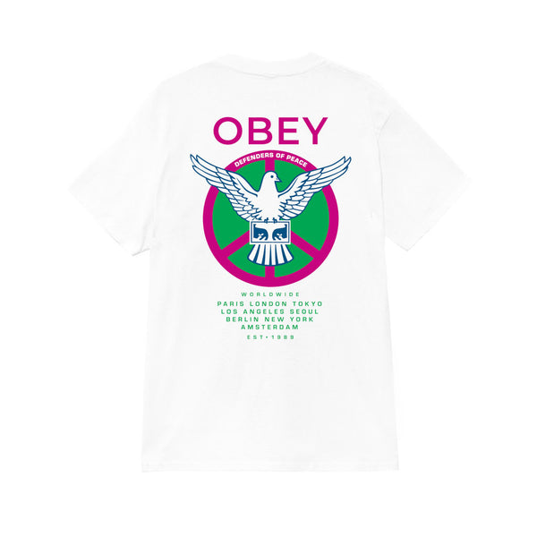 Obey Peace Defenders S/S Tee - White