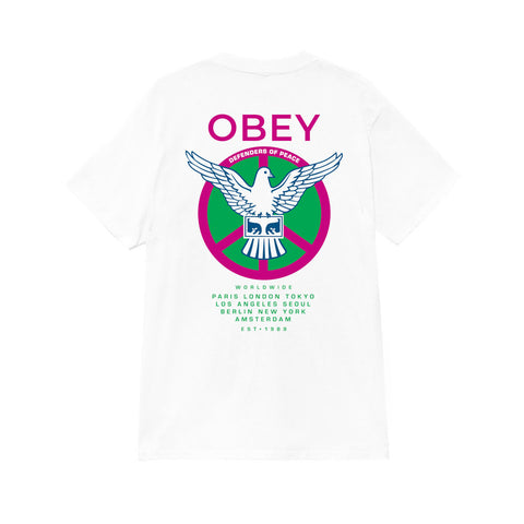Obey Peace Defenders S/S Tee - White