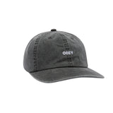 Obey Pigment Bold 6 Panel Strapback - Pigment Black