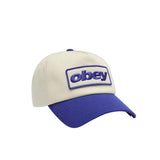 Obey Ranch 5 Panel Strapback - Royal Blue