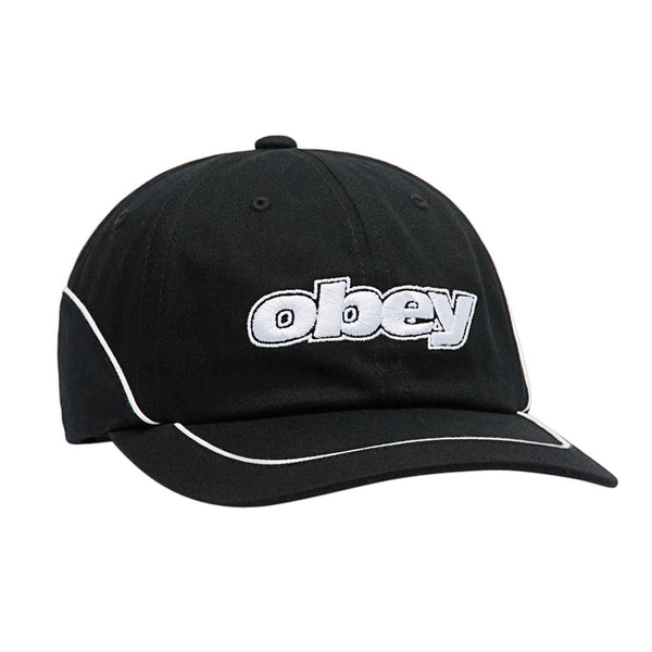 Obey Rewind 6 Panel Velcro - Black