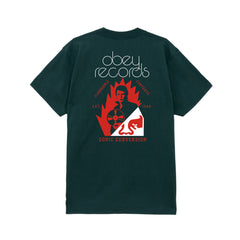 Obey Sonic Subversion S/S Tee - Rain Forest