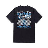 Obey Sonic Vibrations S/S Tee - Black