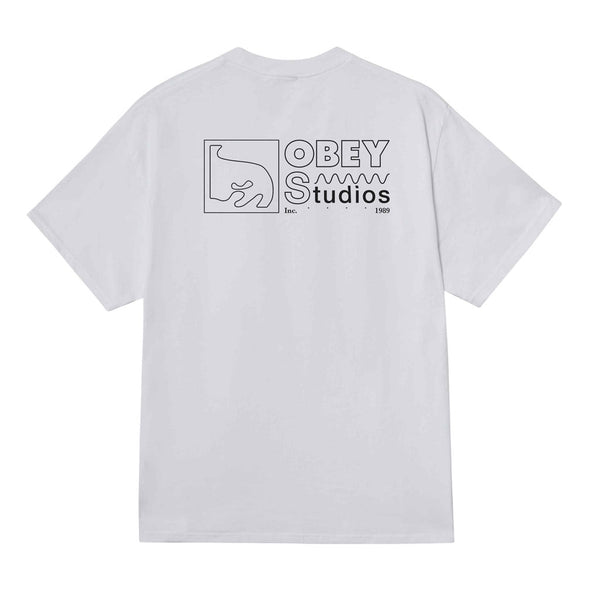 Obey Studios Inc 1989 S/S Tee - White