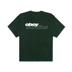 Obey Studios Sport S/S Tee - Forest Green