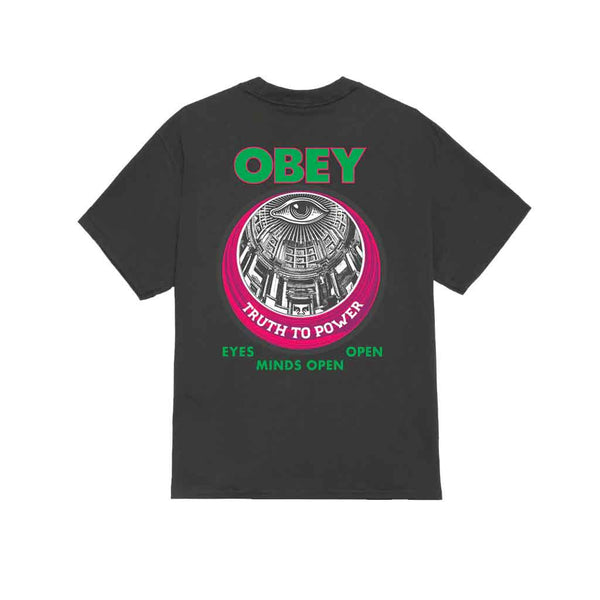 Obey Truth to Power S/S Tee - Vintage Black