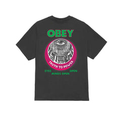Obey Truth to Power S/S Tee - Vintage Black