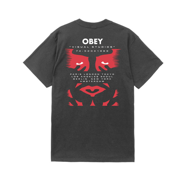 Obey Visual Studies S/S Tee - Vintage Black