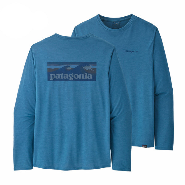 Patagonia L/S Capilene Cool Daily Graphic Shirt - BLWX (Back / Front)