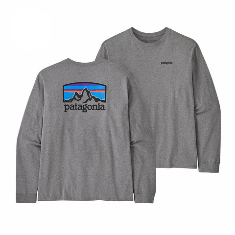 Patagonia L/S Fitz Roy Horizon Responsibili Tee - GLH (Back/Front)